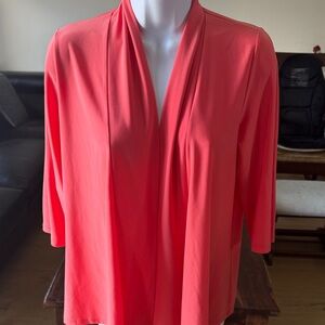 Vintage Elegant Coral Women's Cardigan